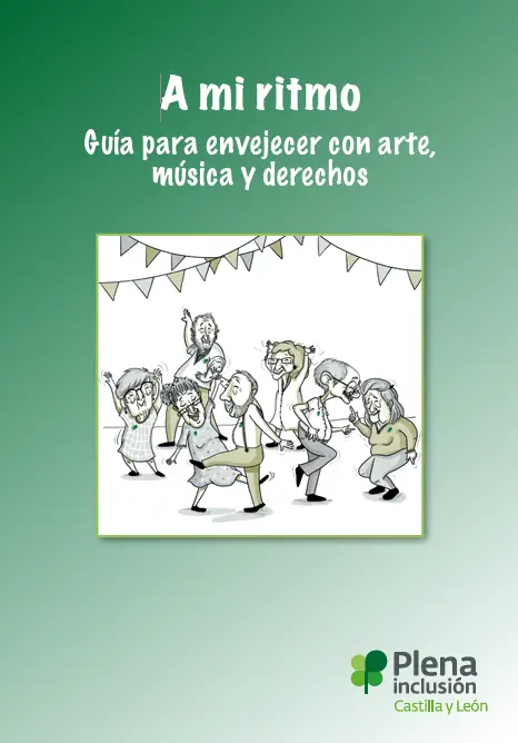 Portada de la guía A mi ritmo para acompañar el envejecimiento de las personas con discapacidad intelectual