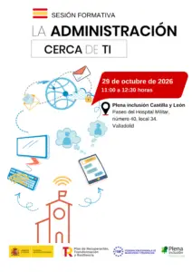Cartel de la Administración cerca de ti